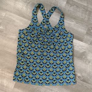 Silky Banana Republic criss cross satin tank